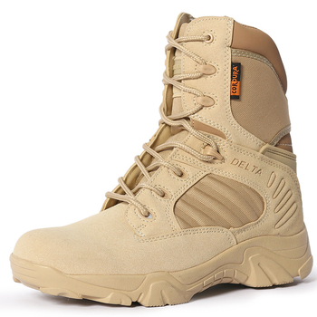 Delta Harci Bakancsok — Uniszex Magas Szárú Taktikai Túra Edzésre (Anyag: Mikroszálas Bőr + Oxford Szövet; Márka: Jlxy/Jun Xingtianxia; Korosztály: Felnőtt; Nem: Uniszex; Használat: futás, túrázás, kempingezés, horgászat)