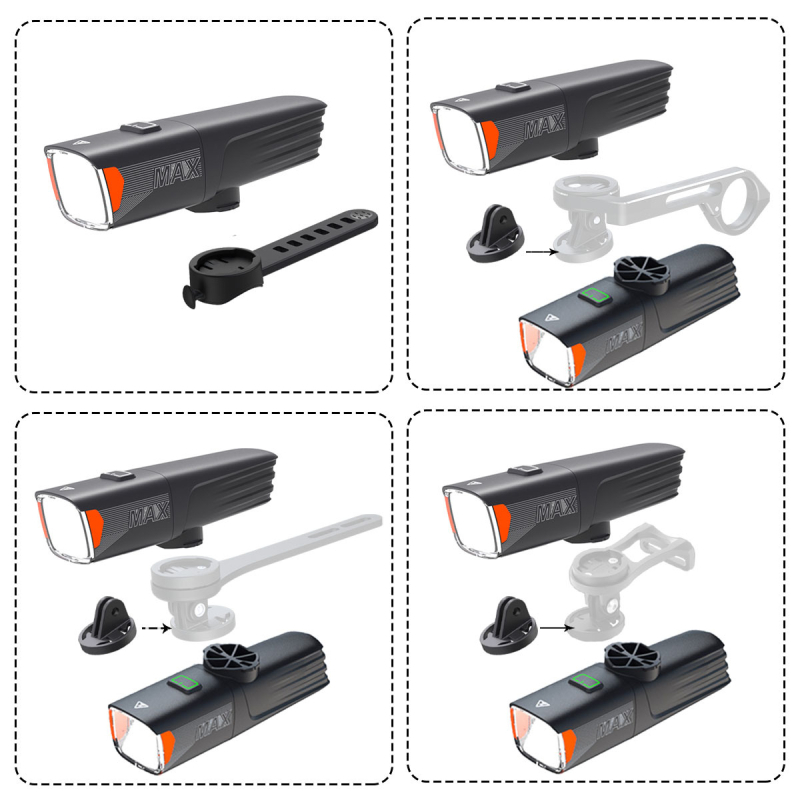 Bežični prednji svjetlosni sklop za bicikl s daljinskim upravljačem, prebacivanje između daljinskog i bliskog svjetla, vodootporna, punjiva — HONG TU SHENG