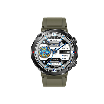 Bluetooth смарт часовник за открито с обаждания чрез Bluetooth, следене на сърдечната честота, измерване на кръвното налягане, кислород в кръвта и живот на батерията 7–14 дни