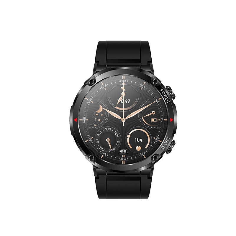 Bluetooth смарт часовник за открито с обаждания чрез Bluetooth, следене на сърдечната честота, измерване на кръвното налягане, кислород в кръвта и живот на батерията 7–14 дни