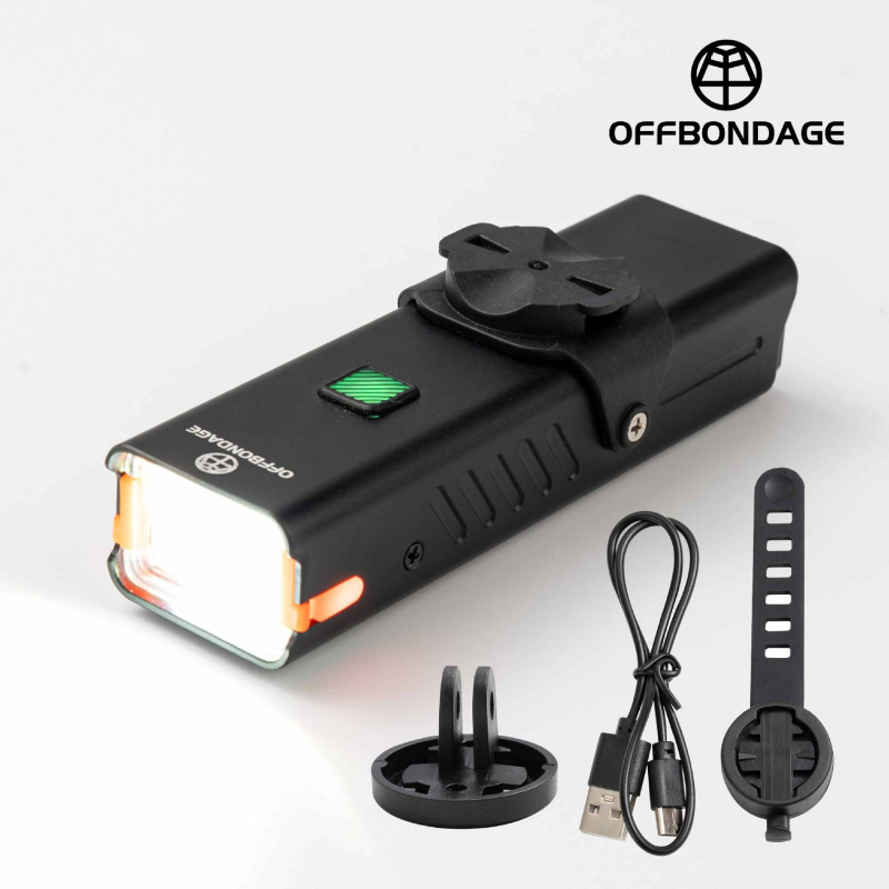 Biciklistička prednja svjetiljka od aluminijske legure – dvostrano upozoravajuće svjetlo za cestovne i planinske bicikle, noćna vožnja