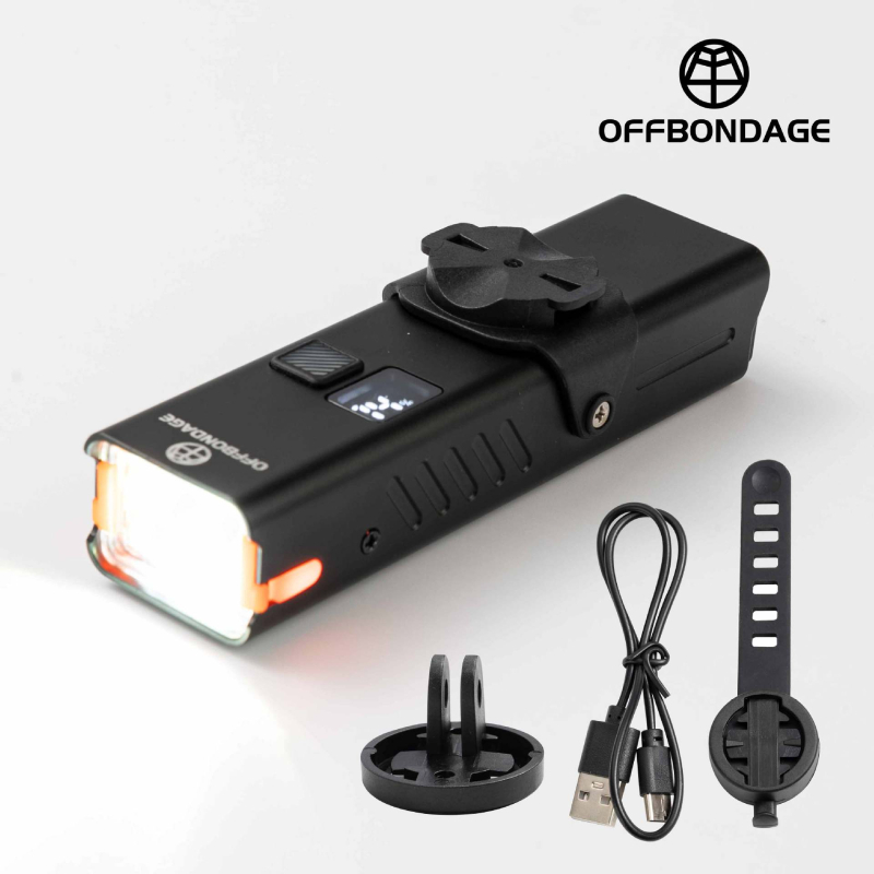 Biciklistička prednja svjetiljka od aluminijske legure – dvostrano upozoravajuće svjetlo za cestovne i planinske bicikle, noćna vožnja