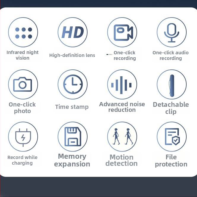 Jiakasi Y1 športová kamera – CCD senzor, zabudovaný mikrofón, nahrávanie, 2 hodiny prevádzky
