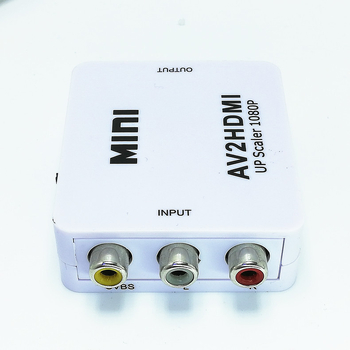 Μετατροπέας AV σε HDMI – RCA/AV είσοδος, 1920x1080, USB τροφοδοσία (50 cm καλώδιο), χωρίς απομακρυσμένη αφύπνιση