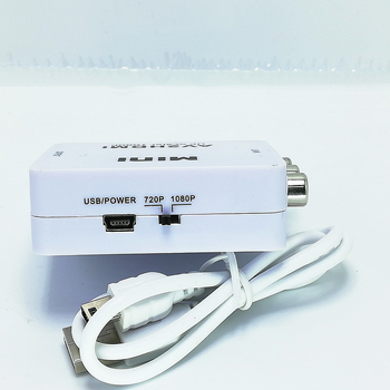 Μετατροπέας AV σε HDMI – RCA/AV είσοδος, 1920x1080, USB τροφοδοσία (50 cm καλώδιο), χωρίς απομακρυσμένη αφύπνιση