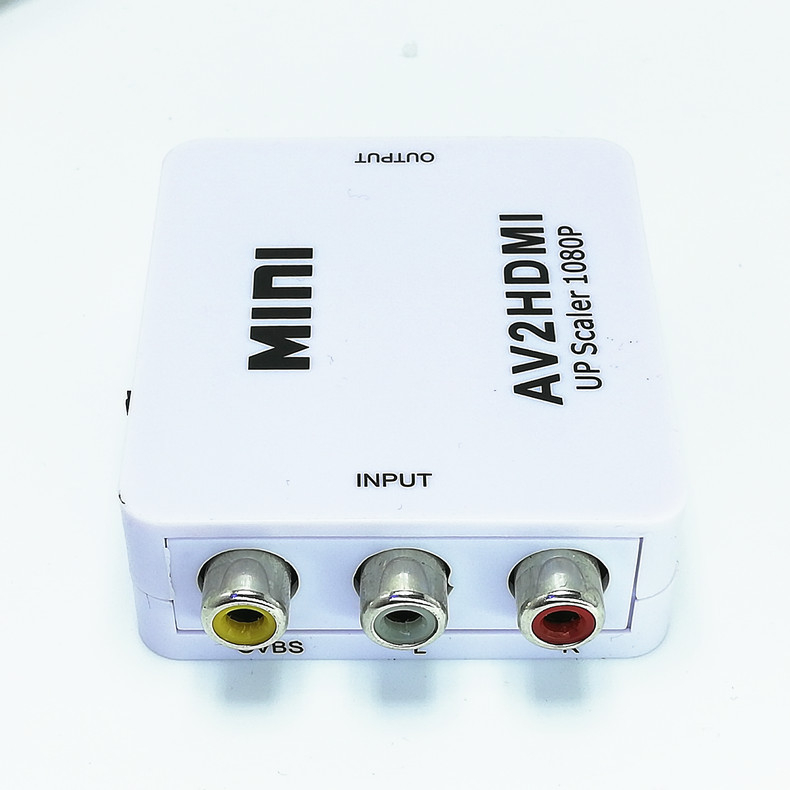 Μετατροπέας AV σε HDMI – RCA/AV είσοδος, 1920x1080, USB τροφοδοσία (50 cm καλώδιο), χωρίς απομακρυσμένη αφύπνιση