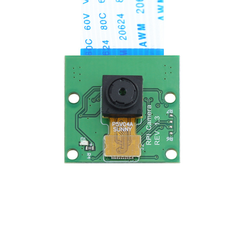 Modul de cameră HD pentru Raspberry Pi cu senzor OV5647 de 5 MP, rezoluție 2592x1944, 30fps, interfață CSI, focalizare manuală
