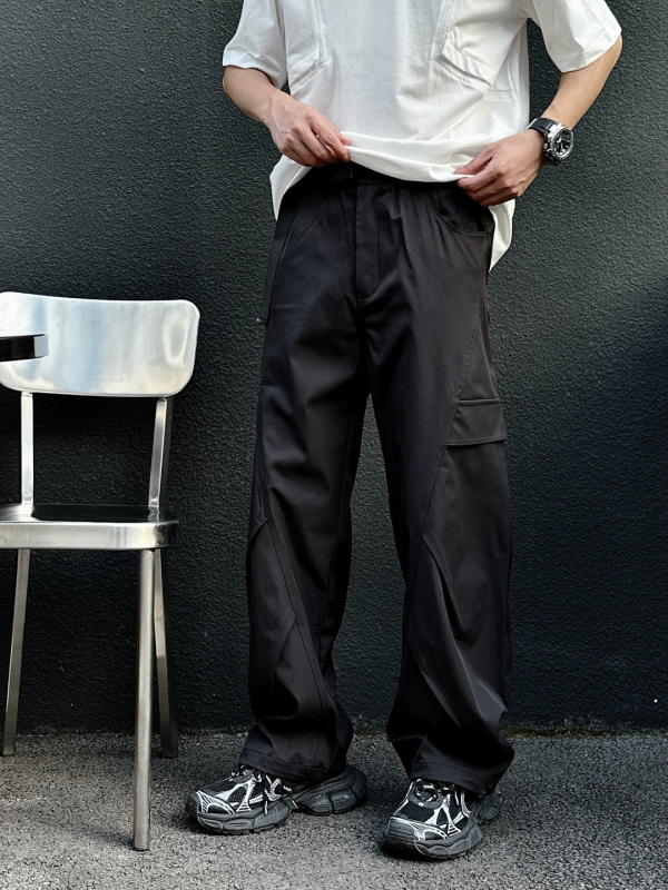 Muške outdoor brze suhoće hlače, opuštenog kroja, cargo za planinarenje, srednji pojas, mnoge džepove, 100% polyester