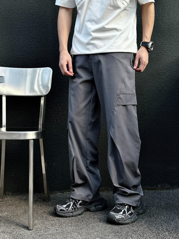 Muške outdoor brze suhoće hlače, opuštenog kroja, cargo za planinarenje, srednji pojas, mnoge džepove, 100% polyester