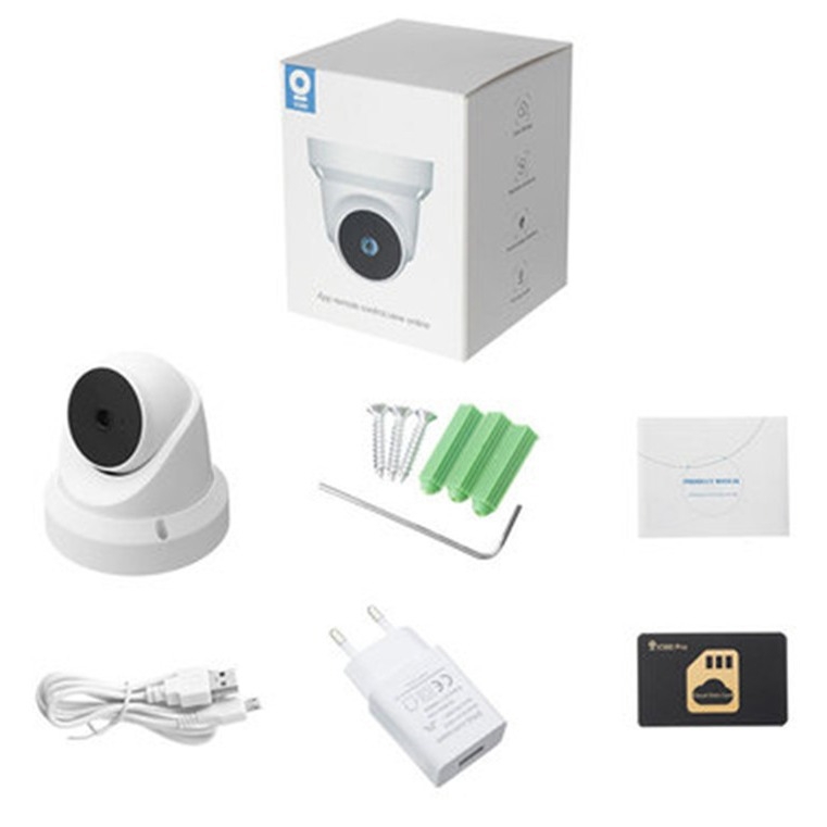 V380Pro Konhova kupolna kamera, 1/3″ senzor, 5V napajanje, unutarnja uporaba, 10m IR domet, podržana alarmna funkcija