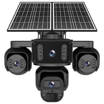 AOV četverokanalna solarna kamera za vanjsku uporabu (Minimalna osvijetljenost: 0.00001 lux, SNR > 48 dB, Radna temperatura: -30 do 65°C, Napajanje: 5V, Senzor: 1/2.9)