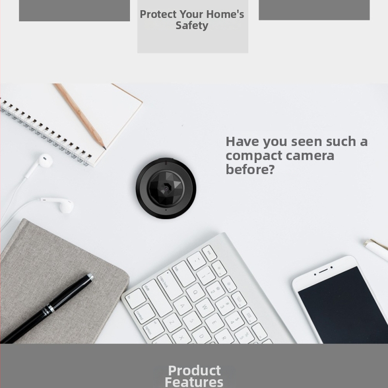 Bezdrôtová Wi‑Fi IP kamera, 1080p nočné videnie, 3.6mm objektív, 0.001 lx, detekcia pohybu