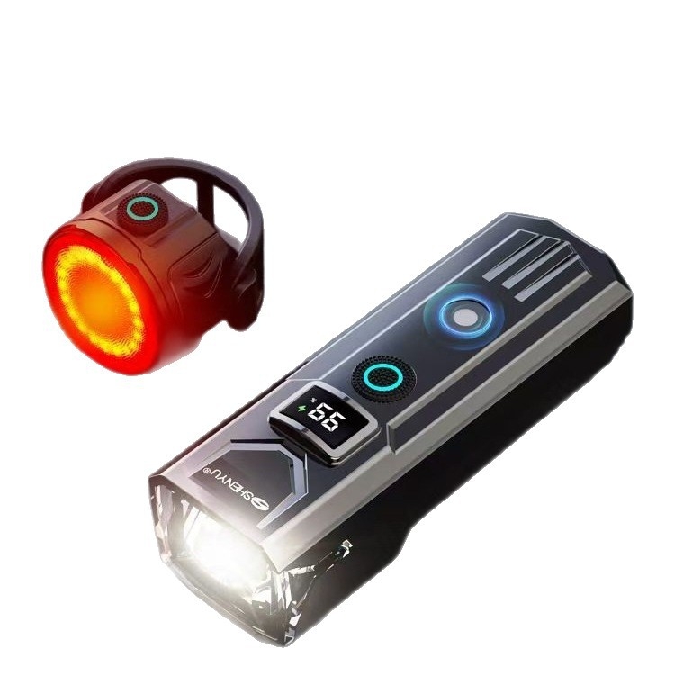 Stražnje svjetlo za bicikl – izuzetno svijetlo za noćnu vožnju, MTB i cestovni bicikl, USB-C punjenje, montaža kopčom, 2000mAh, model 8S5HS7TS8SS8