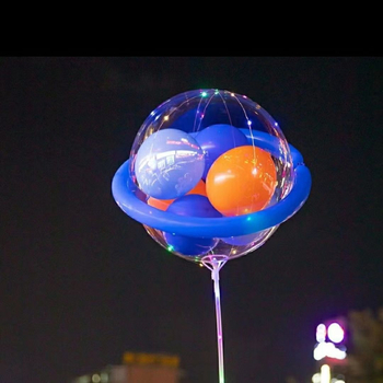 Balon - Wave Ball, PVC, okrugli, bez logotipa, za ulični štand
