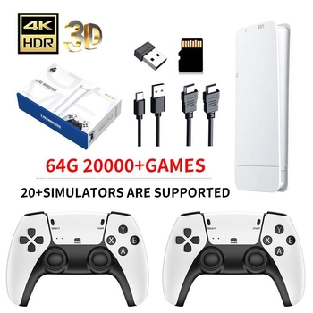 Consolă de jocuri M15 PRO, 64GB, controlere fără fir, HDMI, sistem de operare cu cod sursă deschis