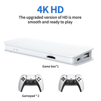 Consolă de jocuri M15 PRO, 64GB, controlere fără fir, HDMI, sistem de operare cu cod sursă deschis