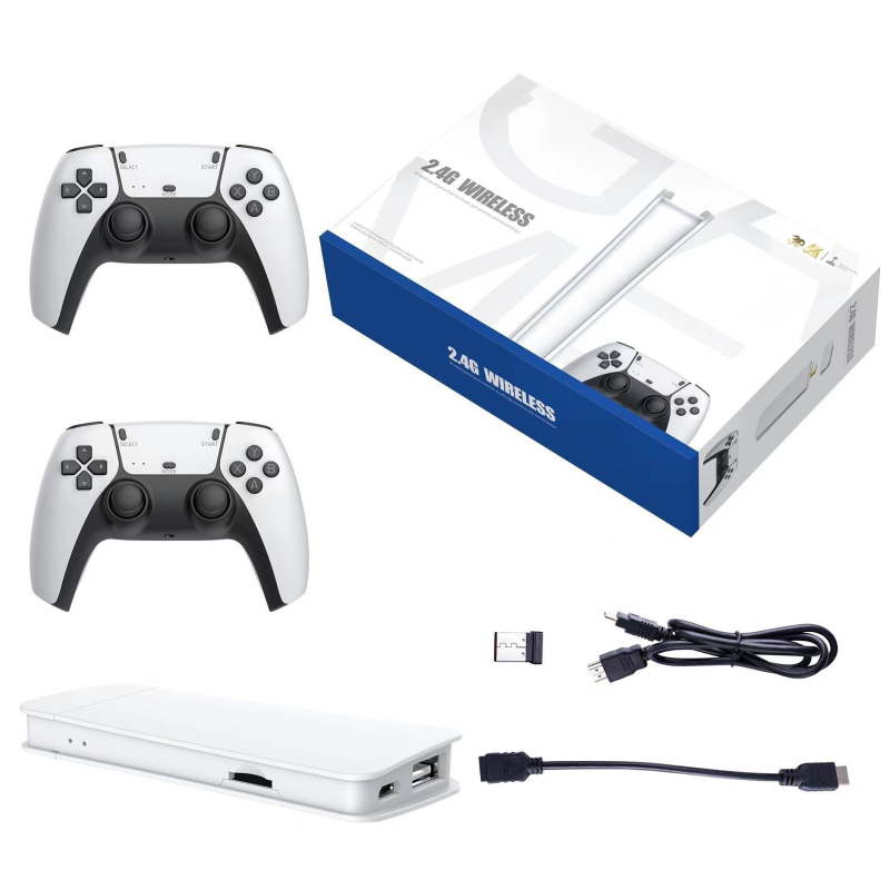 Consolă de jocuri M15 PRO, 64GB, controlere fără fir, HDMI, sistem de operare cu cod sursă deschis