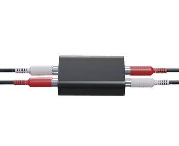Adapter RCA audio izolator s zajedničkom zemljom — suzbijanje smetnji, filtr šuma, model 106, OEM obrada, za audio liniju