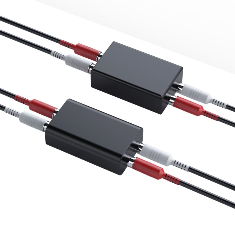 Adapter RCA audio izolator s zajedničkom zemljom — suzbijanje smetnji, filtr šuma, model 106, OEM obrada, za audio liniju