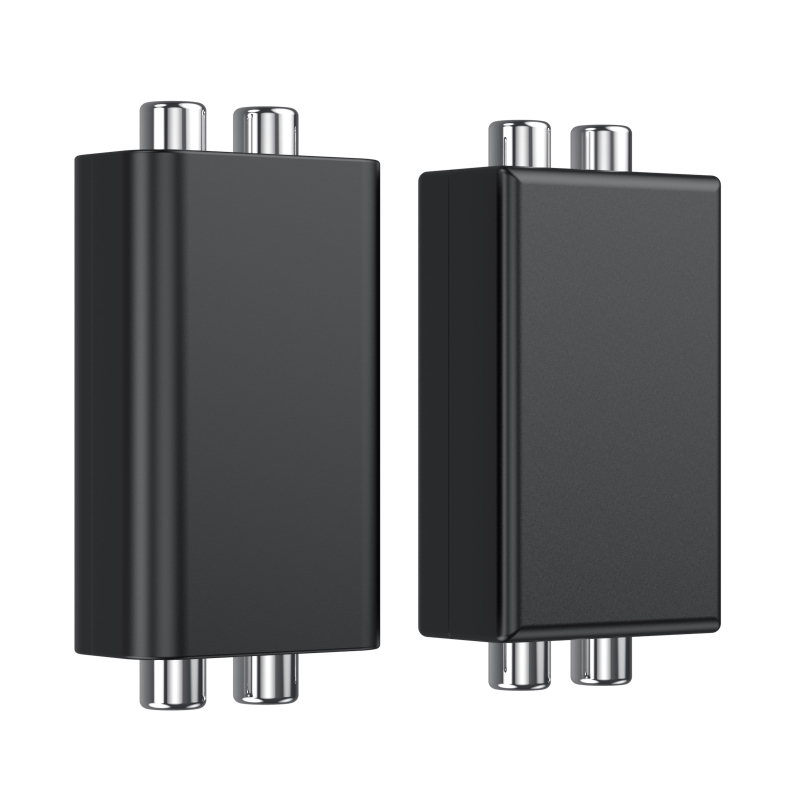 Adapter RCA audio izolator s zajedničkom zemljom — suzbijanje smetnji, filtr šuma, model 106, OEM obrada, za audio liniju