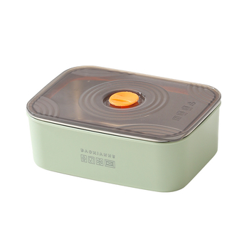 Ανοξείδωτο διπλό κουτί γεύματος, ορθογώνιο, σφραγισμένο και αδιαρροϊκό, συμβατό με φούρνο μικροκυμάτων, χωρητικότητας 1–2 L