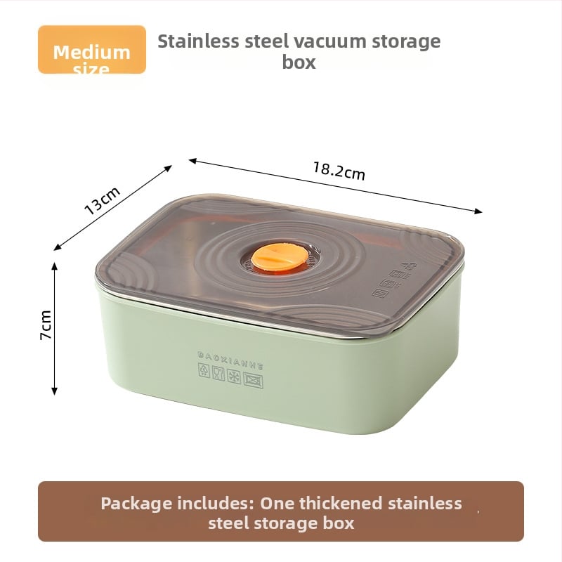 Ανοξείδωτο διπλό κουτί γεύματος, ορθογώνιο, σφραγισμένο και αδιαρροϊκό, συμβατό με φούρνο μικροκυμάτων, χωρητικότητας 1–2 L