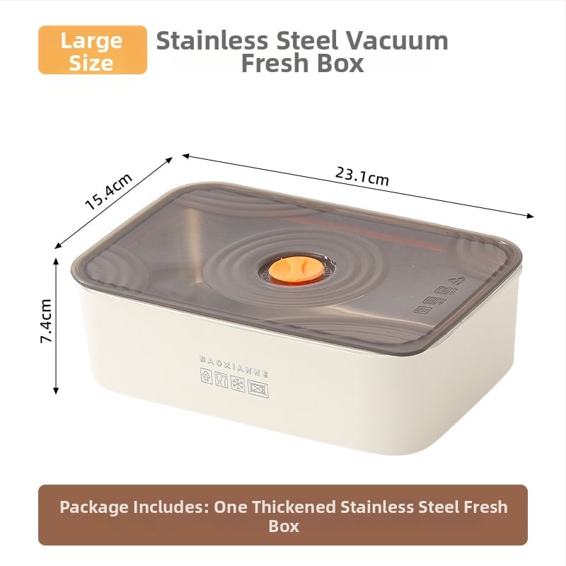 Ανοξείδωτο διπλό κουτί γεύματος, ορθογώνιο, σφραγισμένο και αδιαρροϊκό, συμβατό με φούρνο μικροκυμάτων, χωρητικότητας 1–2 L