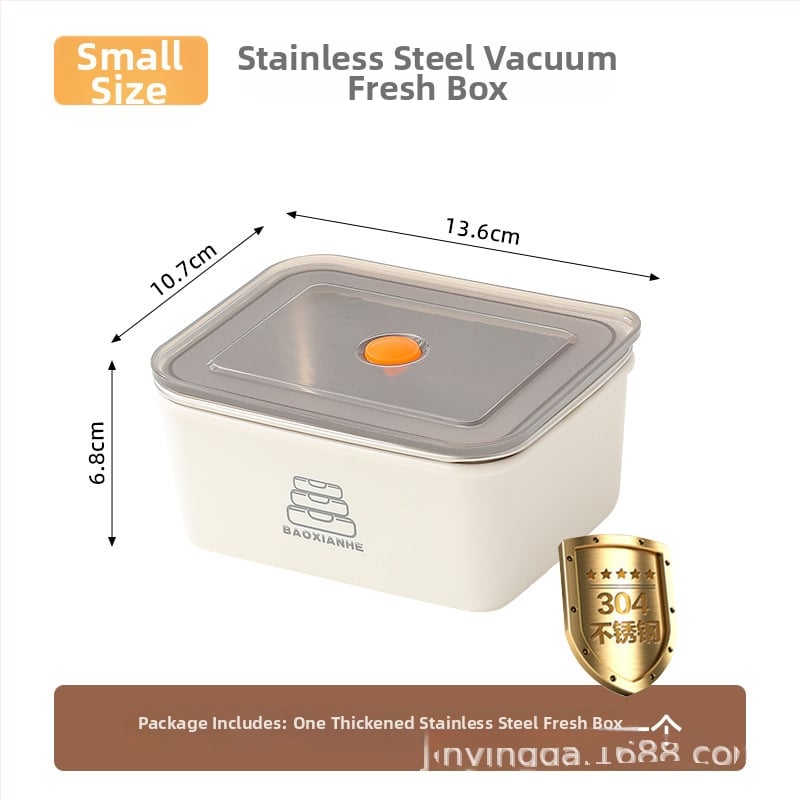 Ανοξείδωτο διπλό κουτί γεύματος, ορθογώνιο, σφραγισμένο και αδιαρροϊκό, συμβατό με φούρνο μικροκυμάτων, χωρητικότητας 1–2 L