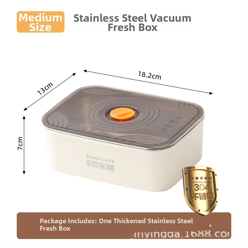 Ανοξείδωτο διπλό κουτί γεύματος, ορθογώνιο, σφραγισμένο και αδιαρροϊκό, συμβατό με φούρνο μικροκυμάτων, χωρητικότητας 1–2 L