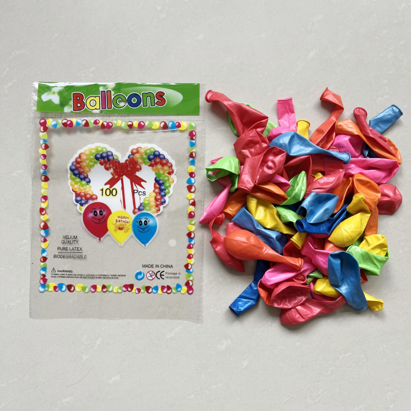 Sun Balloon perlat latex balon, okrugli oblik, 1,2 g, tiskano logo