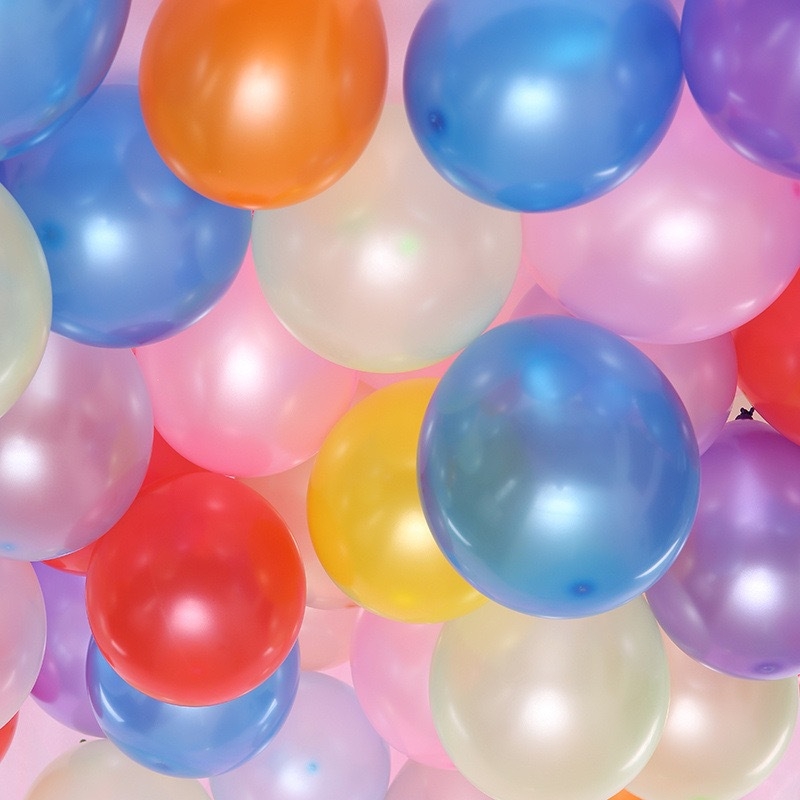 Sun Balloon perlat latex balon, okrugli oblik, 1,2 g, tiskano logo