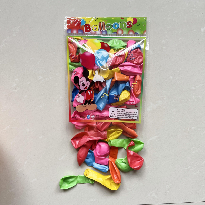 Sun Balloon perlat latex balon, okrugli oblik, 1,2 g, tiskano logo