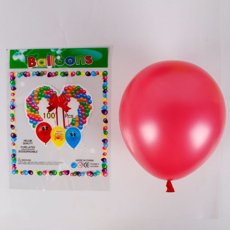 Sun Balloon perlat latex balon, okrugli oblik, 1,2 g, tiskano logo