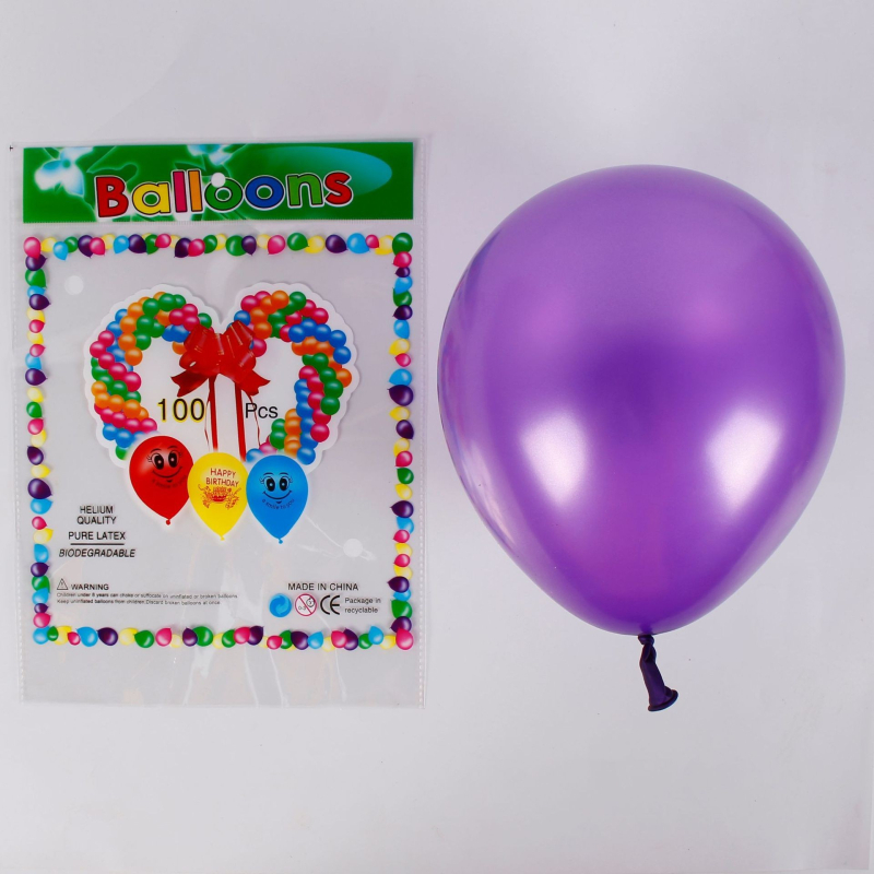 Sun Balloon perlat latex balon, okrugli oblik, 1,2 g, tiskano logo