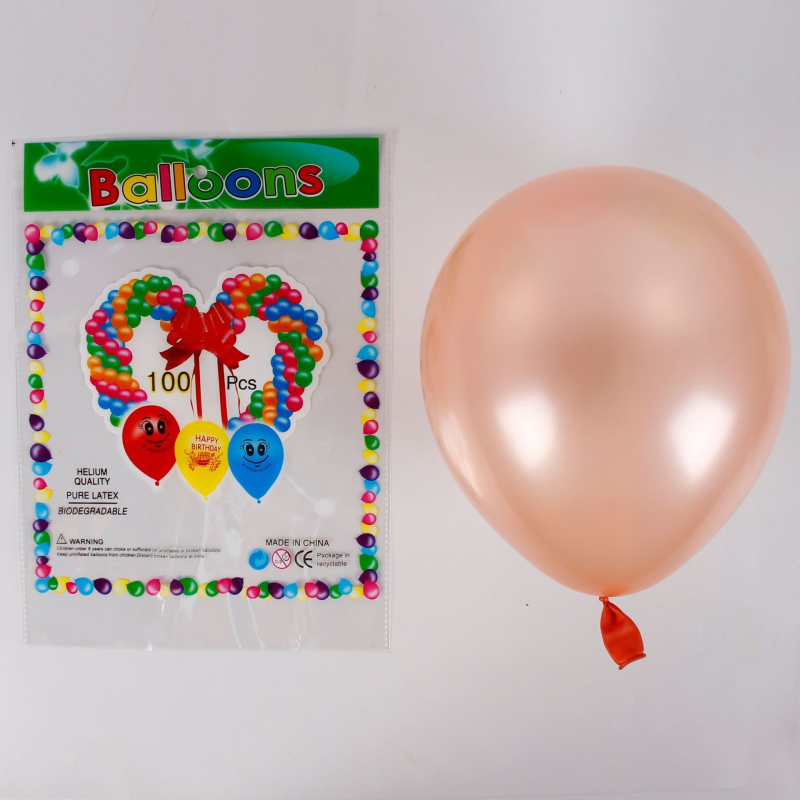 Sun Balloon perlat latex balon, okrugli oblik, 1,2 g, tiskano logo