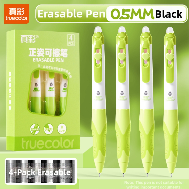 Truecolor P-1941 Neutrálna guľôčkové pero, plastové telo, koniec s guľou, mosadzový hrot, klik zatváranie