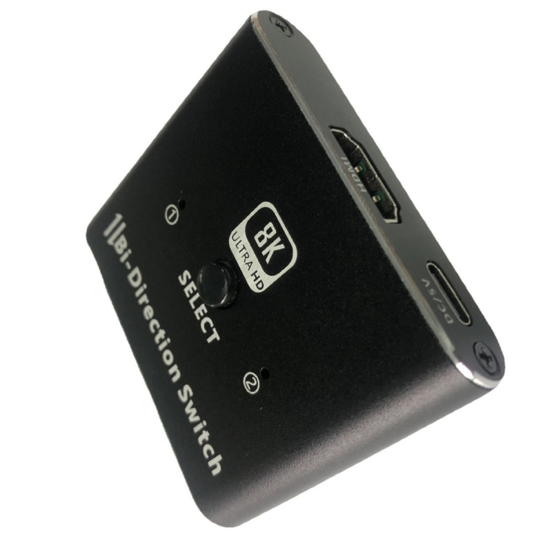 HDMI 2.1 двупосочен превключвател, 8K60Hz, домашно кино, управление на захранването, съвместим с всички системи