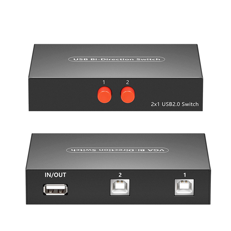 USB διανομέας κοινής χρήσης εκτυπωτή, 24 θύρες, 2 είσοδοι–4 έξοδοι, ABB-UM201, Hiroshi — OEM διαθέσιμος; υποστηρίζει ενιαία διανομή