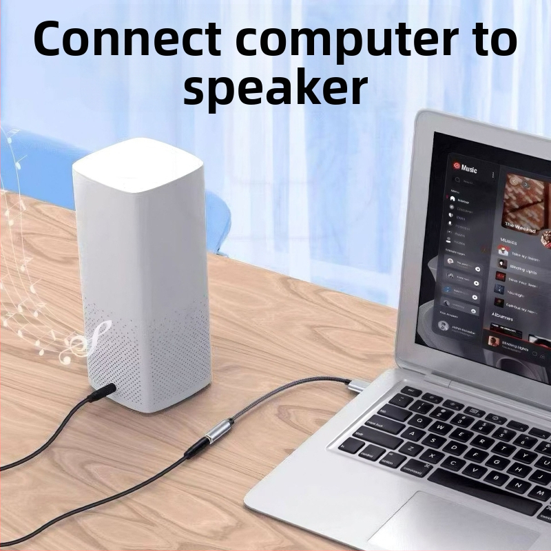 USB na 3,5 mm audio adaptér kábel – bez ovládačov, dvojitý konektor pre slúchadlá a mikrofón, zvuková karta konvertor
