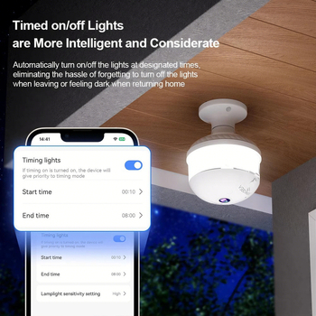 V380 Cameră Fisheye Wireless - Panoramă 360°, 3MP/2K, obiectiv 4 mm, alarmă pentru urmărirea persoanelor, vizionare noapte IR 15 m