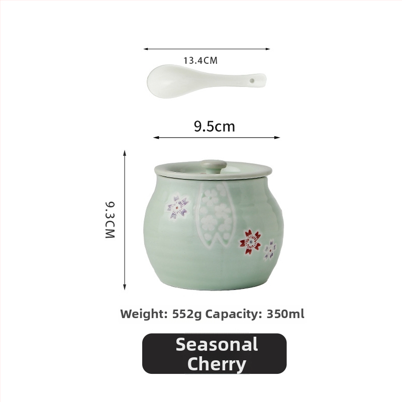 Keramická nádoba na olej a koreniny, japonský štýl, značka Golden Chef Lang Shi, tlačené logo, prvotriedna kvalita