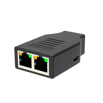 Dongji RJ45 Ethernet splitter 1:2 pre dva počítače, pripojenie na gigabitový switch