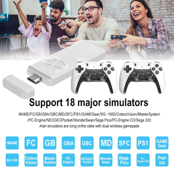 Nostalgijska igraća konzola s 64GB memorije, bežični kontroleri, podrška za dva igrača, kompatibilna s PS3