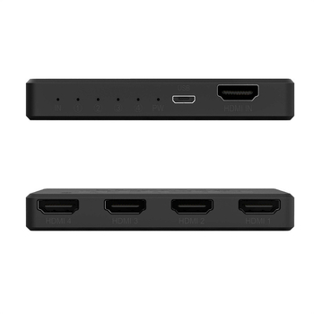 HDMI splitter 1×4 cu suport 4Kx2K | 1 intrare, 4 ieșiri | cablu de alimentare inclus