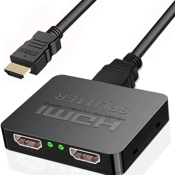 HDMI splitter 1×4 cu suport 4Kx2K | 1 intrare, 4 ieșiri | cablu de alimentare inclus