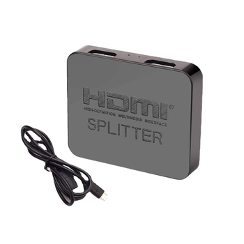 HDMI splitter 1×4 cu suport 4Kx2K | 1 intrare, 4 ieșiri | cablu de alimentare inclus