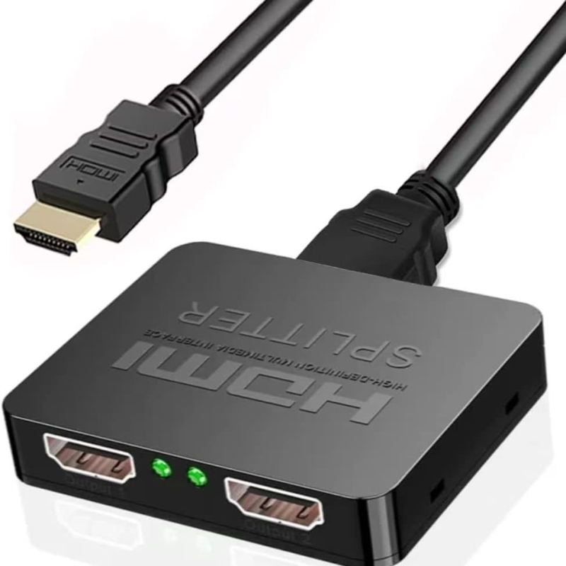 HDMI splitter 1×4 cu suport 4Kx2K | 1 intrare, 4 ieșiri | cablu de alimentare inclus