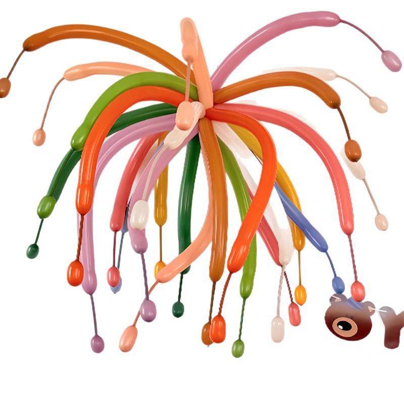 Festivalni latex baloni s dugačkom trakom, bez uzorka; tiskanje logotipa nije dopušteno; IP autorizacija: nema