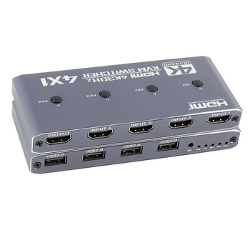 HDMI 2.0 KVM prekidač, 4K60, besprijekorno prebacivanje zvuka i videa sa sinkronizacijom, model OZK5, 1 godina jamstva