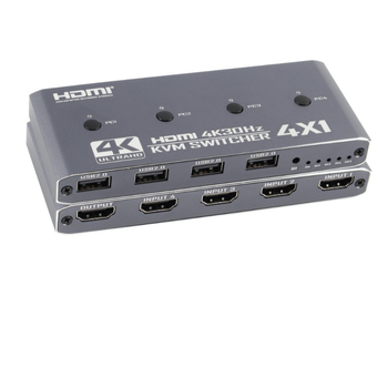 HDMI 2.0 KVM prekidač, 4K60, besprijekorno prebacivanje zvuka i videa sa sinkronizacijom, model OZK5, 1 godina jamstva